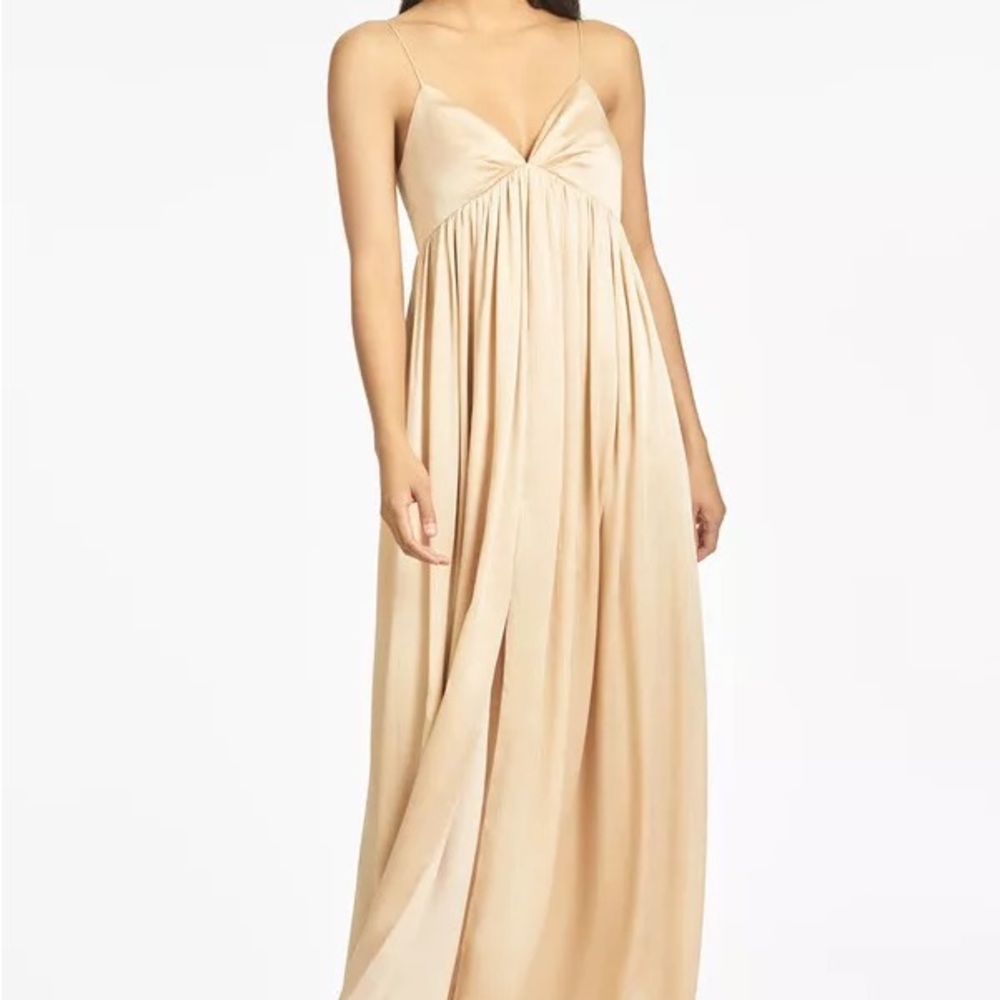 Sachin & Babi Jessica Gown in Champagne